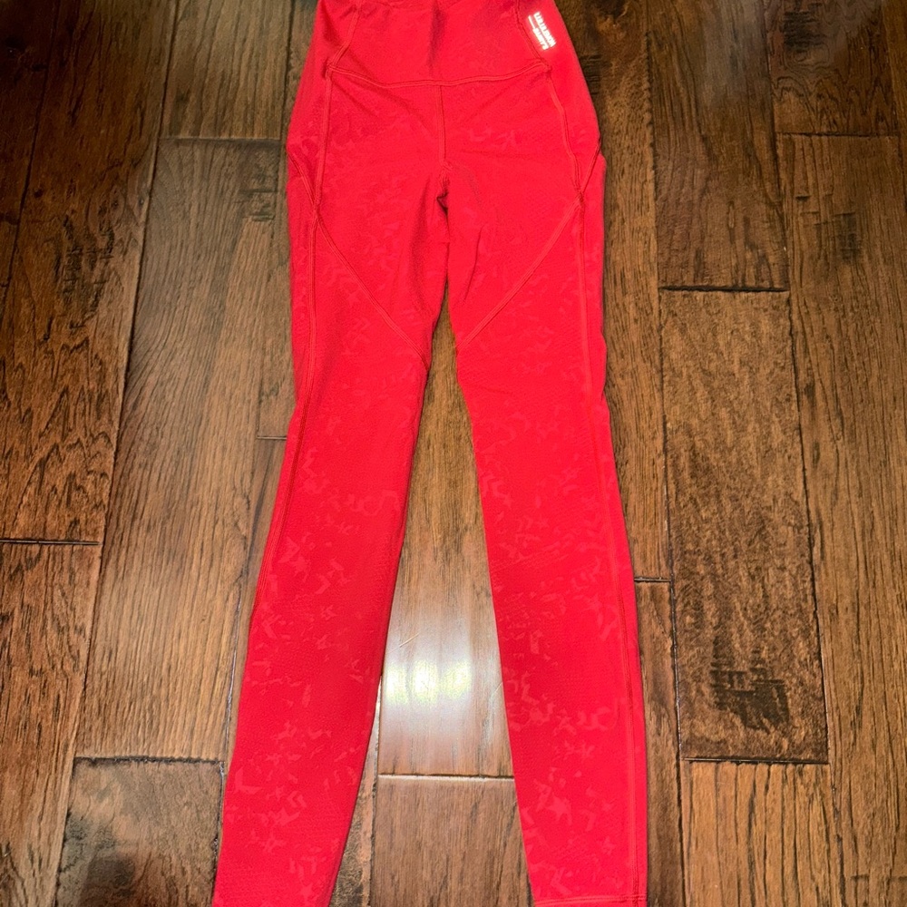lululemon athletica Red Leggings